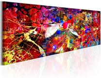 Reprodukcija Artgeist Red Forest, 120 cm x 40 cm