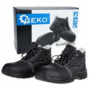 Darbo batai vyrams Geko G90560, be aulo, su pašiltinimu, juoda sp., 44 dydis