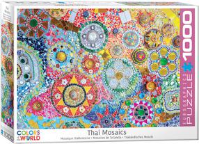Dėlionė Eurographics Thai Mosaic 6000-5637, 67.6 cm x 48.9 cm, 1000 vnt., įvairių spalvų