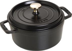 Emaliuotas ketaus puodas Staub La Cocotte, Ø18 cm, 1.7 l, juoda sp.