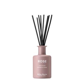 Mājas aromatizētājs, smaržu kociņi Miller Harris Rose, 150 ml Rozā krās.