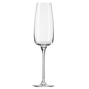 Šampano taurių komplektas Krosno Modern, stiklas, 0.250 l, 4 vnt.