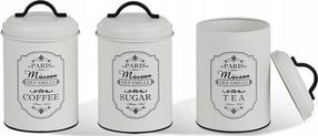Maisto saugojimo indų rinkinys Maestro Paris Maison MR-1771-3CS, 1.4 l, balta sp.