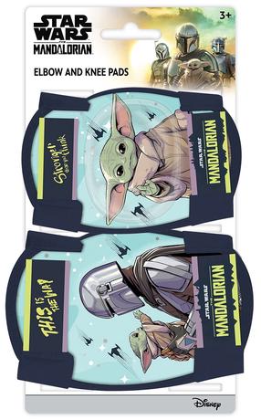 Laste kaitsmete komplekt Star Wars Mandalorian, hall v./beež v./heleroheline v.