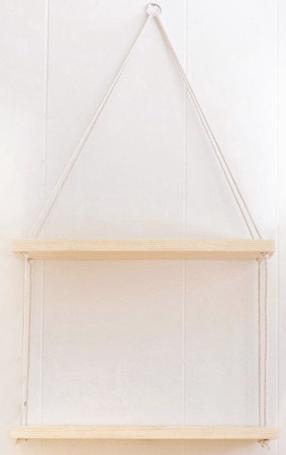 Sieninė lentyna Kalune Design Raf 230, riešuto sp., 14 cm x 20 cm x 40 cm