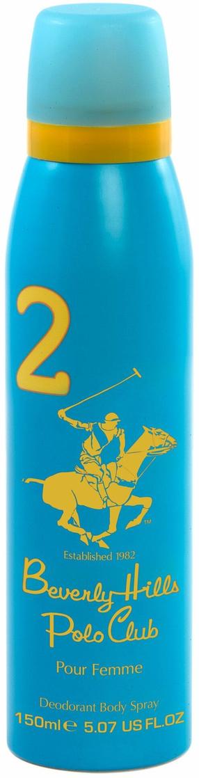 Deodorant naistele Beverly Hills Polo Club Woman Two, 150 ml