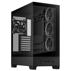 Kompiuterio korpusas Asus A31 PLUS TG ARGB BLACK, juoda sp.