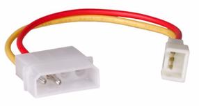 Adapteris Akyga 3 pin, Molex, 0.15 m