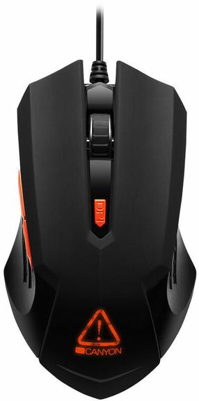 Žaidimų pelė Canyon Star Raider GM-1, juoda