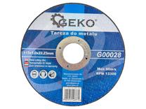 Pjovimo diskas Geko G00028, 115 mm x 1.0 mm x 22.23 mm