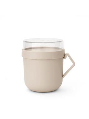 Konteiners pārtikai Brabantia Make & Take 241468, 0.6 l, brūna krās.