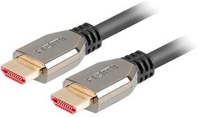 Кабель Lanberg HDMI - HDMI 8K@60Hz CA-HDMI-30CU-0010-BK HDMI, HDMI, 1 м, черный цв.