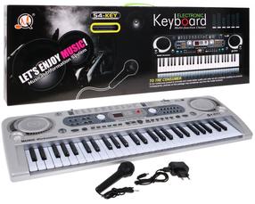 Elektrinis pianinas su mikrofonu RoGer MQ-824USB