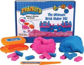 Modeļu smiltis Relevant Play Brick Maker X6, zila krās./rozā krās., 283 g