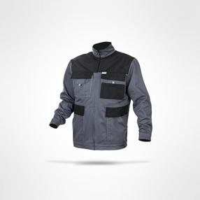Darba jaka Sara Workwear Rocky 11412, pelēka krās., XXL izmērs