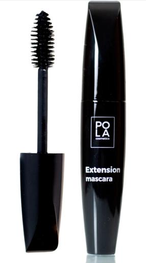 Blakstienų tušas Pola Cosmetics Extension, 10 ml, juoda sp.