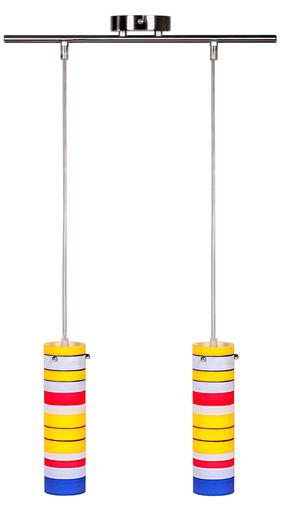 Valgusti rippuv Candellux Lighting Fresco, G9, 2 x 40 W, mitmevärviline / hall v.