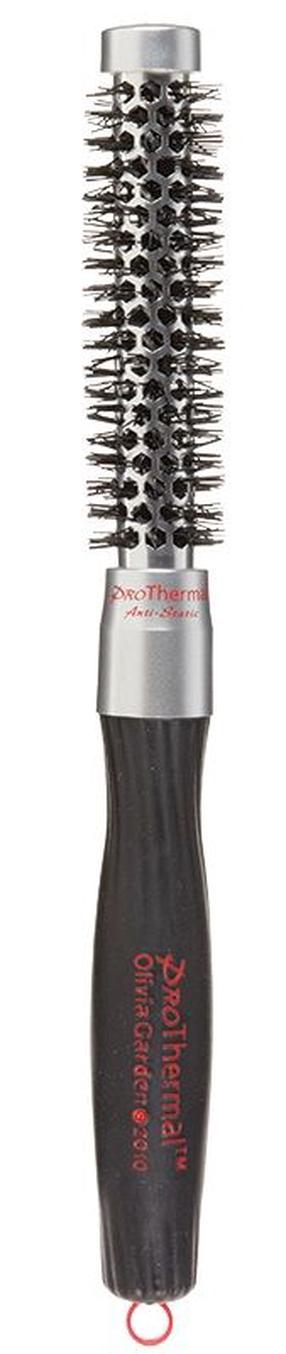 Matu birste Olivia Garden Pro Thermal, 160 mm, sudraba krās.