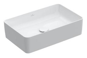 Умывальник для ванной комнаты Villeroy & Boch Collaro, керамика, 55 см x 36 см x 14.5 см, белый цв.