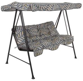 Lauko sūpynės Patio Tora, geltona sp./pilka sp., 175 cm x 95 cm x 140 cm