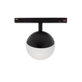 Šviestuvas lubų Spectrum System Shift GLOBE LAMP WLD+40000, LED, 3000 °K, 1 x 5 W, balta sp. / juoda sp.