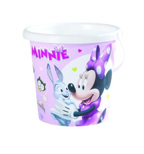 Smėlio kibirėlis Smoby Minnie, balta sp./violetinė sp.