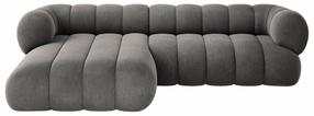 Kampinė sofa Cosmopolitan Design Koge Vogue 15, pilka sp., kairinė, 165 x 270 cm x 70 cm