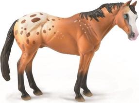 Žaislinė figūrėlė Collecta Light Brown Appaloosa Stallion 88933, 13.5 cm, ruda sp.