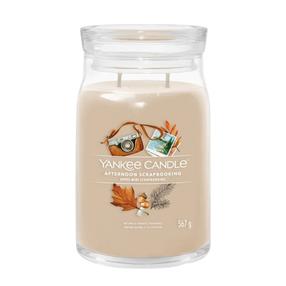 Žvakė, aromatinė Yankee Candle Afternoon Scrapbooking, 90 h, 0.567 g, rusva sp.