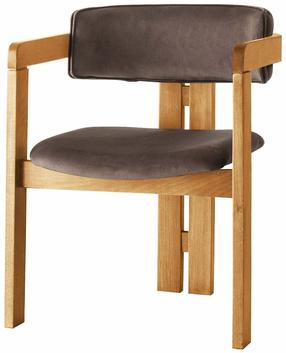 Valgomojo kėdė Kalune Design CO-039 974NMB1764, ąžuolo sp./ruda sp., 49 cm x 58 cm x 76 cm