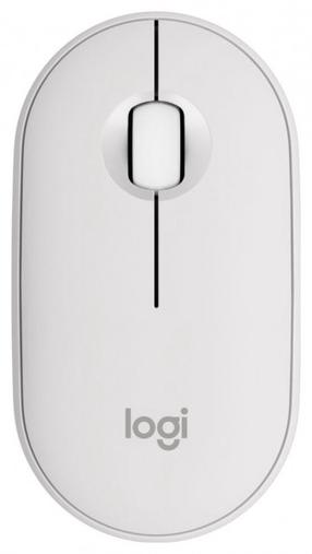 Belaidė kompiuterinė pelė Logitech Pebble Mouse 2 M350s, balta sp.