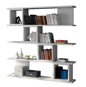 Pastatoma lentyna Kalune Design Wind 745DCD3618, balta sp., 119.9 cm x 120 cm x 19.5 cm