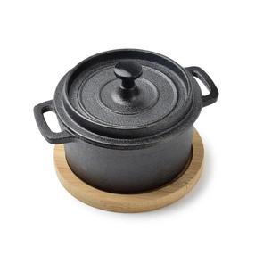 Ketaus puodas Allesken Luxe, Ø10 cm, 0.21 l, juoda sp.