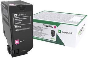 Тонер Lexmark 75B20M0, красный цв.