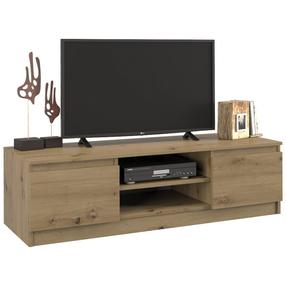 TV staliukas Artisan Artisan, ąžuolo sp., 120 cm x 40 cm x 36 cm