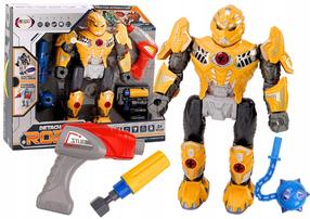 Rotaļu robots Lean Toys Detachable, 24 cm, dzeltena krās.