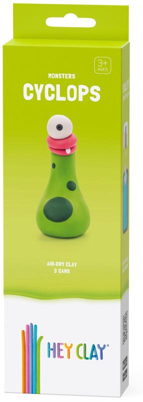 Veidošanas pasta Hey Clay Monster Cyclops 30084E