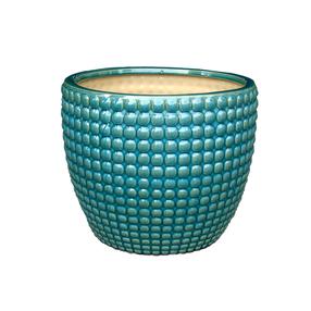 Puķu pods Domoletti IP17-1144_L, keramika, Ø 29 cm, zaļa krās.