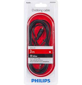 Laidas Philips SWA2533W 3.5mm Male (vyriška), 3.5mm Male (vyriška), 3 m, juoda