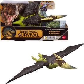 Rotaļlietu figūriņa Mattel Jurassic World Survival Pteranodon JKL78, brūna krās./zaļa krās.
