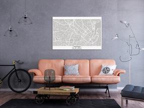 Kamštinė reprodukcija Artgeist Capital Of Denmark, k-c-0143-p-a, 90 cm x 60 cm