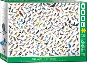 Pusle Eurographics The World of Birds 8220-0821, 96.8 cm x 67.6 cm, 2000 tk, mitmevärviline