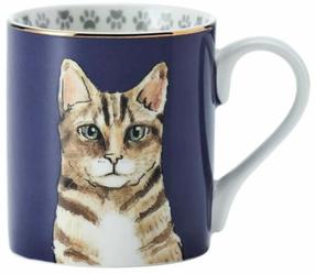 Puodelis Mikasa Cat, mėlyna sp., 0.280 l
