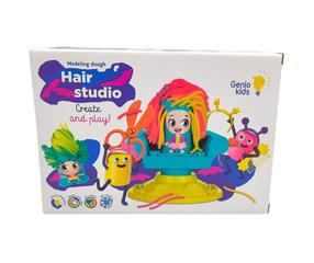 Modelino rinkinys su įrankiais Genio Kids Hair Studio