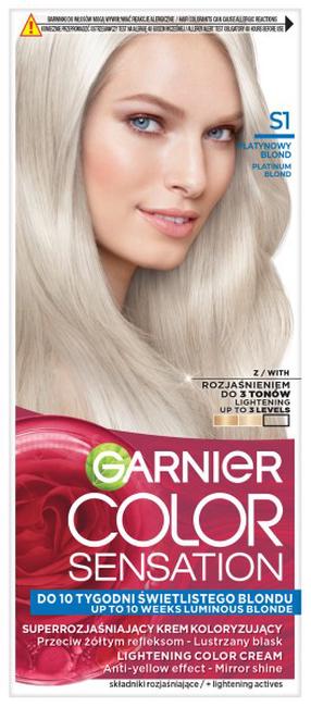 Juuksevärv Garnier Color Sensation, platinum blond v., S1, 112 ml