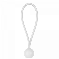 Tvirtinimo guma su rutuliuku Bradas Garden Care BCB-0515WH-B, 15 cm, polipropilenas (pp)/lateksas, balta sp., 10 vnt.
