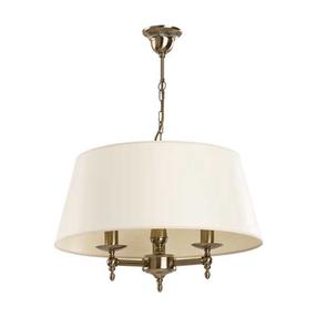 Lampa karināms Alfa Roksana 16073, E14, 3 x 40 W, ziloņkaula krās. / misiņa krās.