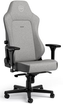 Spēļu krēsls Noblechairs Hero Two Tone, 57 x 55 x 130 - 139 cm, pelēka krās.