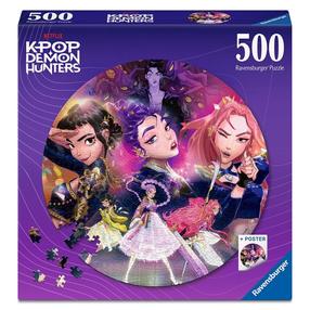 Dėlionė Ravensburger KPOP Demon Hunters, 52 cm x 52 cm, 500 vnt., įvairių spalvų