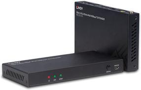 Pikendusjuhe Lindy 100m Cat.6 HDMI 4K60, Audio, IR & RS-232 HDBaseT Extender 38340 HDMI/3.5mm/RJ-45/TosLink, HDMI/3.5mm/RJ-45/TosLink, must v.